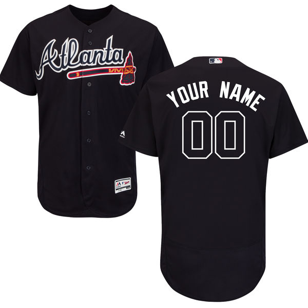 Men's Atlanta Braves Flex Base Custom Jersey MLBC0218